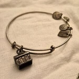 Alex‎ and Ani Monopoly Charm Bangle Rafaelian Silver Expandable Bracelet Stack